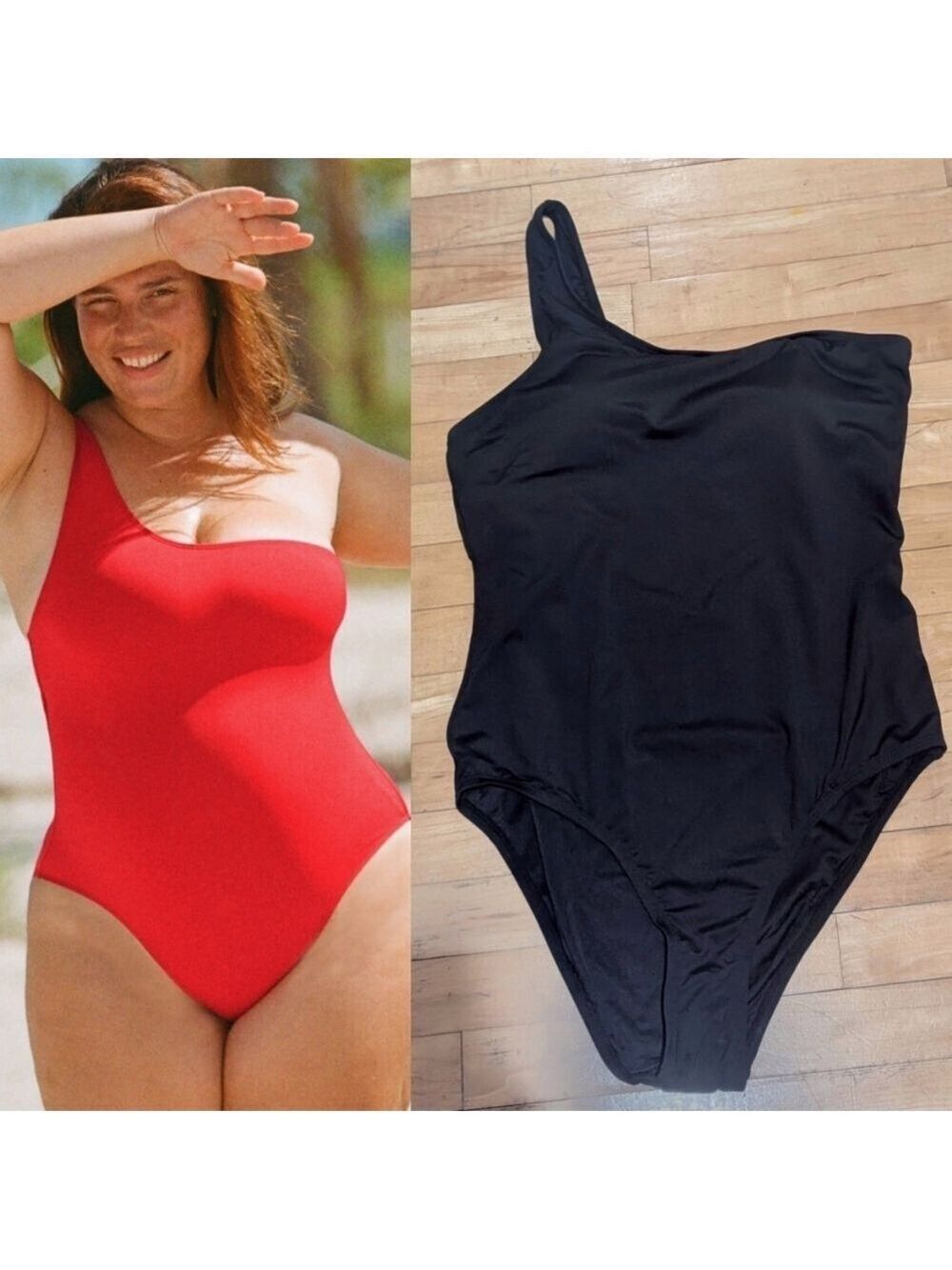 NWT Andie Swim | Nantucket One-piece In Flat Black (XXL-Long Torso)
